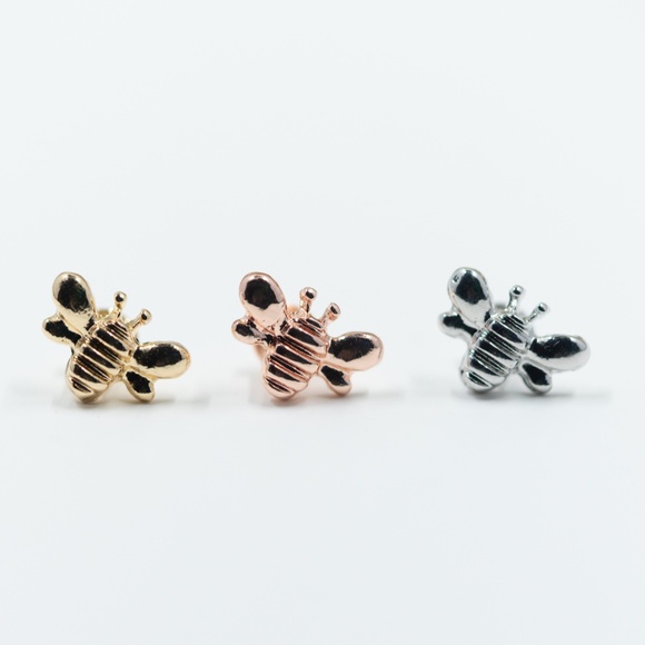 Set of 3 Honey Bee Stud - Watch Band Charm for Apple Watch, Watch Accessories - Picture 3 of 3